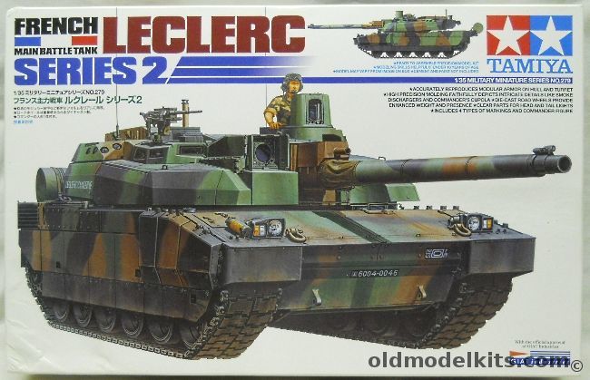 Tamiya 1/35 French Leclerc Series 2 Main Battle Tank, MM279 plastic model kit